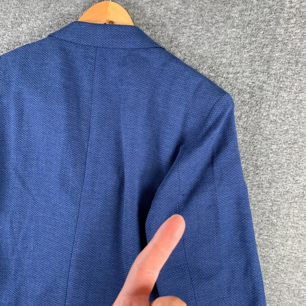 Rodd & Gunn Blazer Jacket Men 2XL Blue Unlined Virgin Wool Marlene Sport Coat